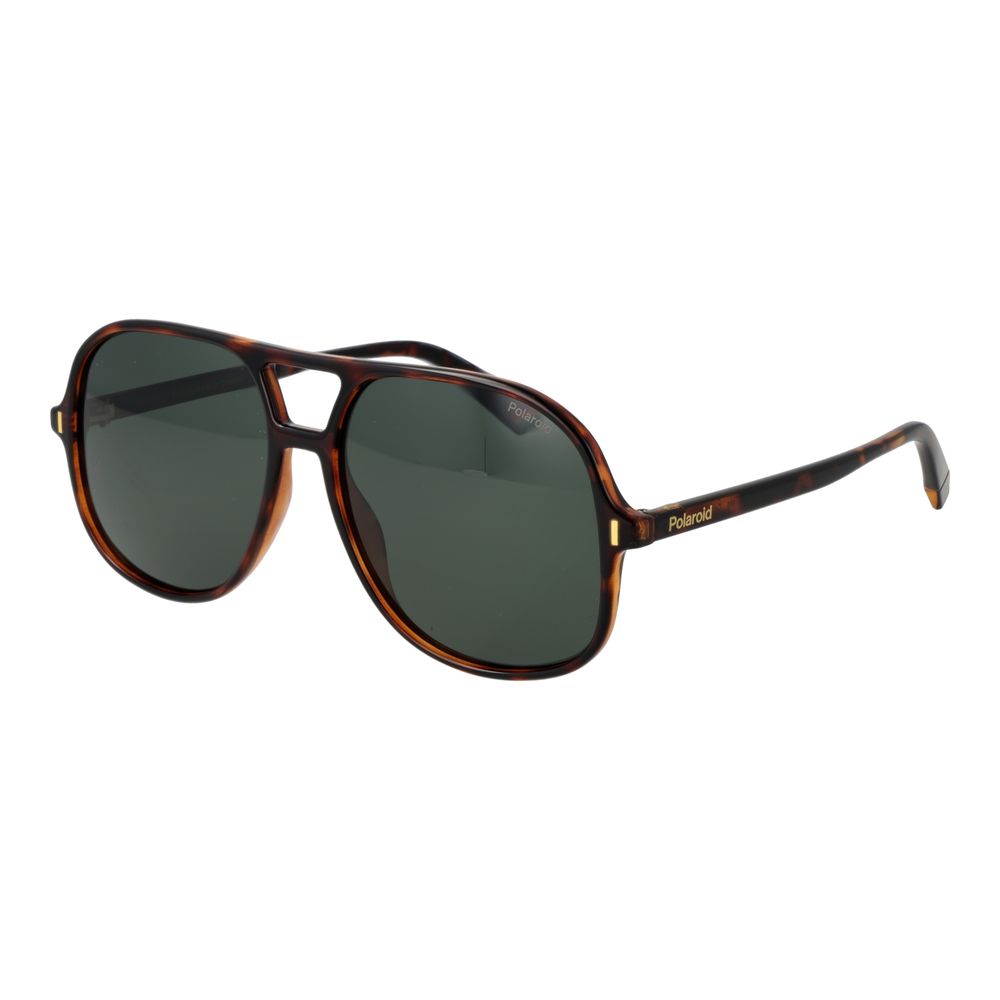 Polaroid Brown Polycarbonate Sunglasses