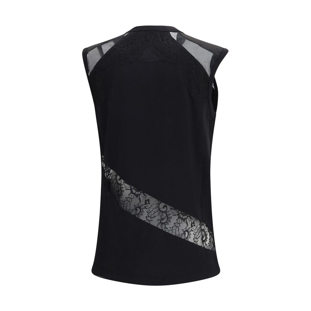 PINKO Black Cotton Blouse