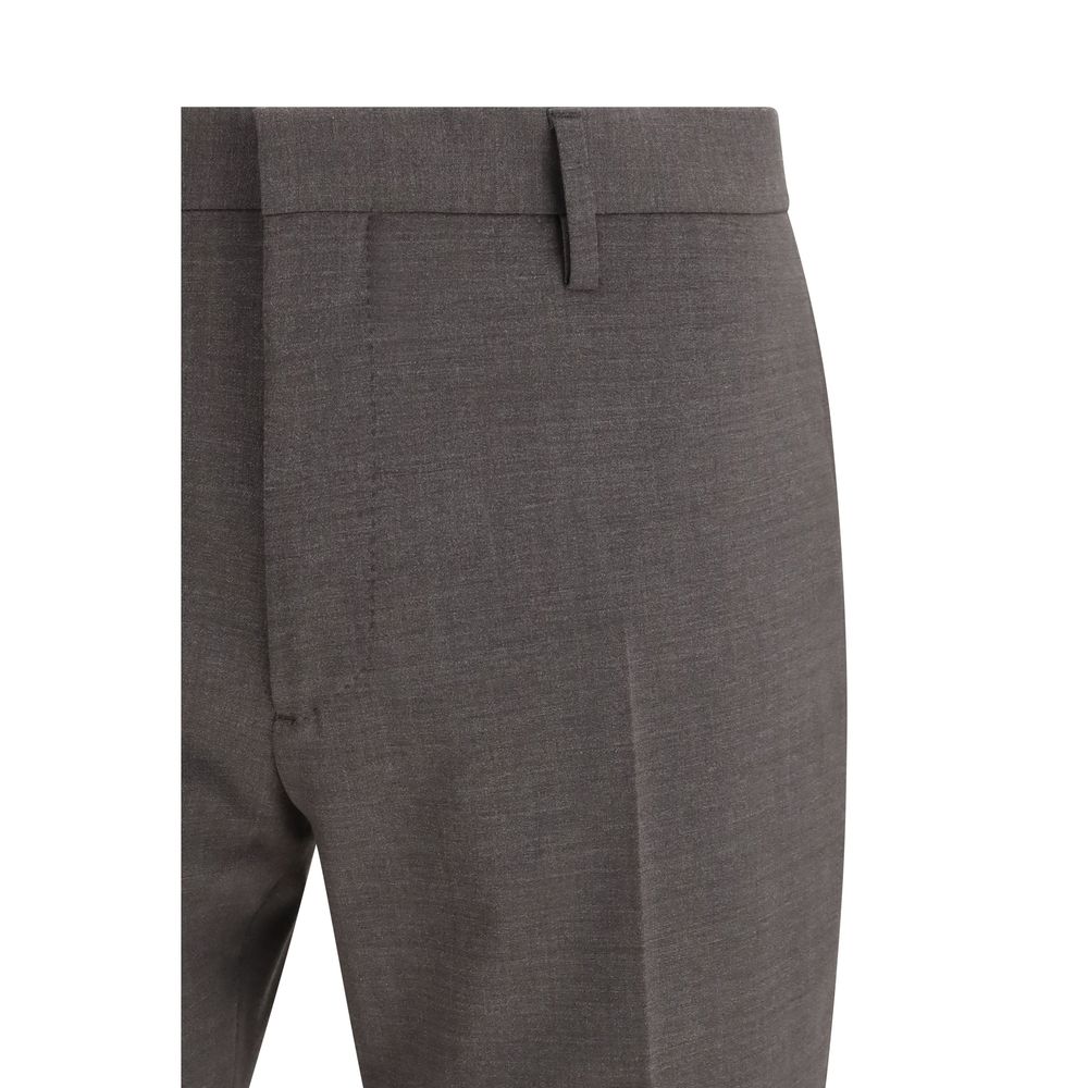 Traje de dos piezas Dsquared² de lana polar gris