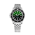 Bobroff Silver Stainless Steel Sport Watch
