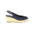 Tommy Hilfiger Blu Polyurethane Women Sandal