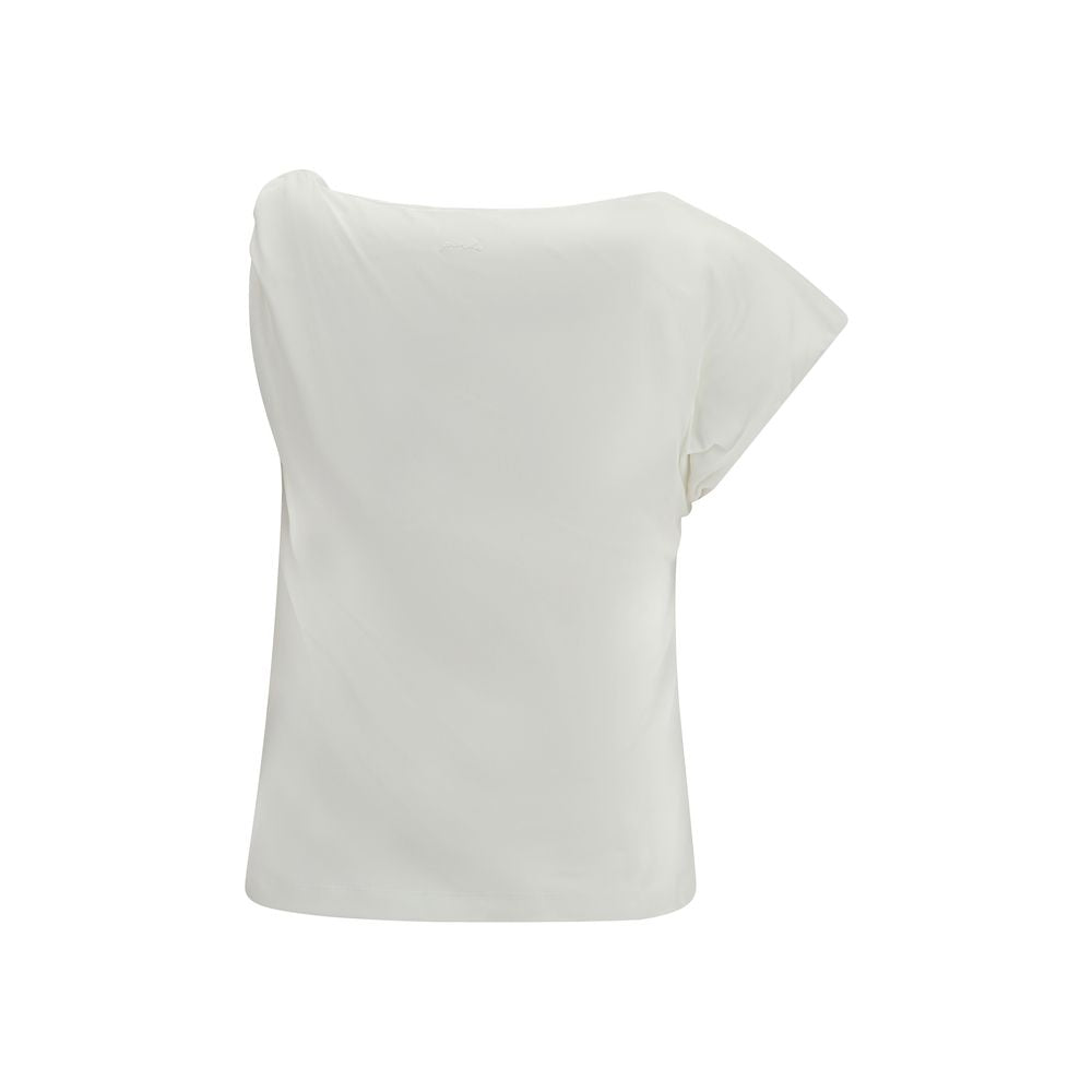PINKO White Cotton T-Shirt