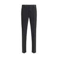 Dolce & Gabbana Black Wool Oves Aries Casual Pants