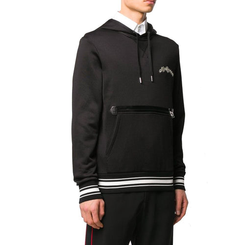 Sudadera Alexander McQueen de algodón negro
