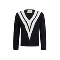 Valentino Black Fleece Wool Sweatshirt