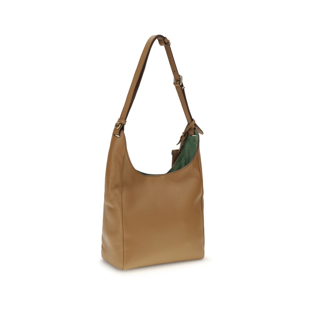 Miu Miu Beige Calf Leather Bos Taurus Backet Bag