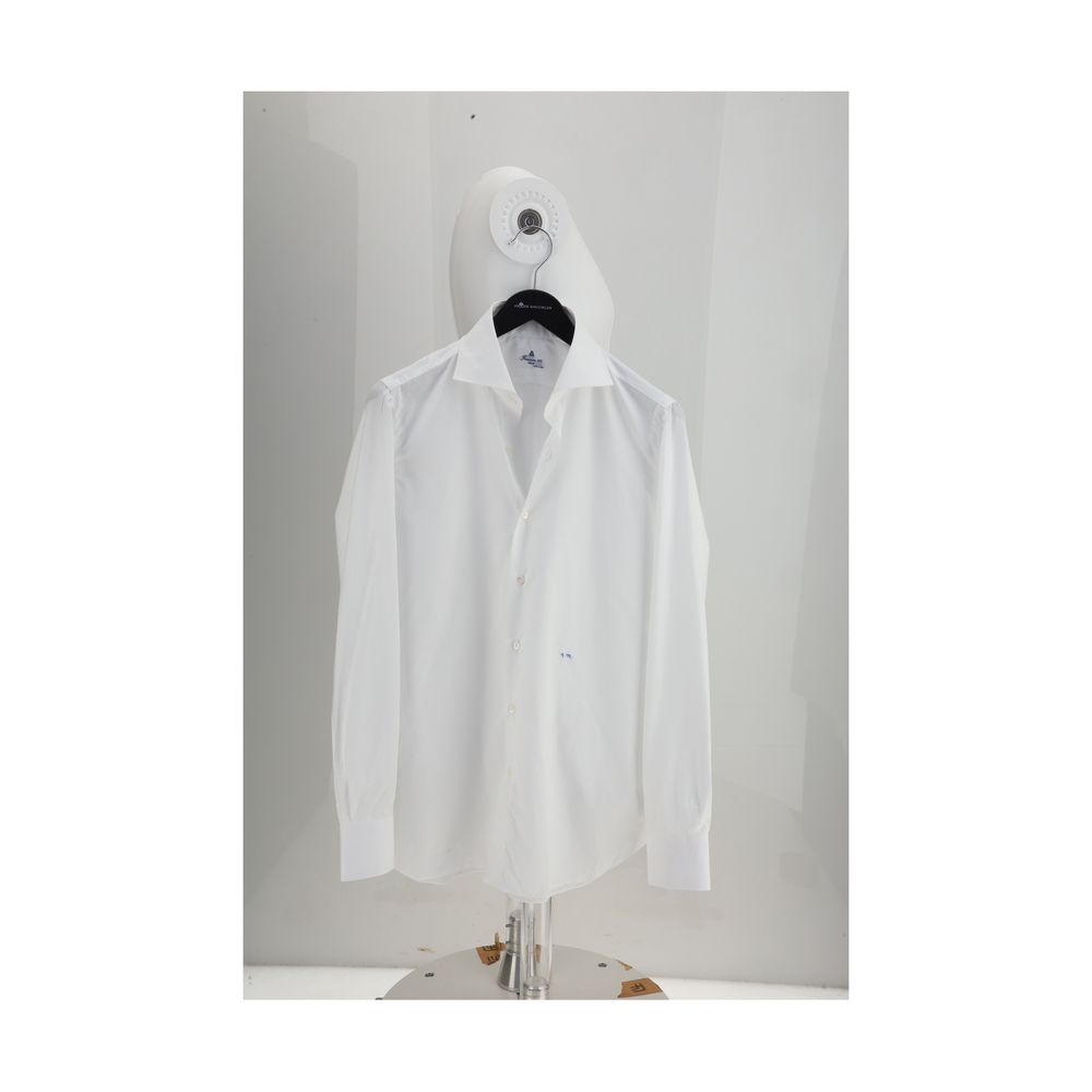 Camisa Finamore de algodón blanco