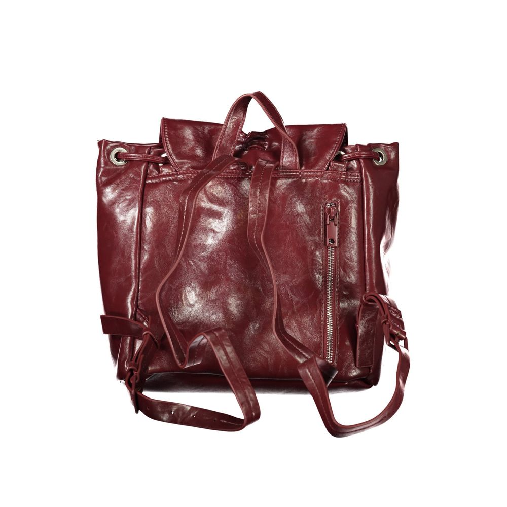 Desigual Burgundy Polyurethane Women Backpack