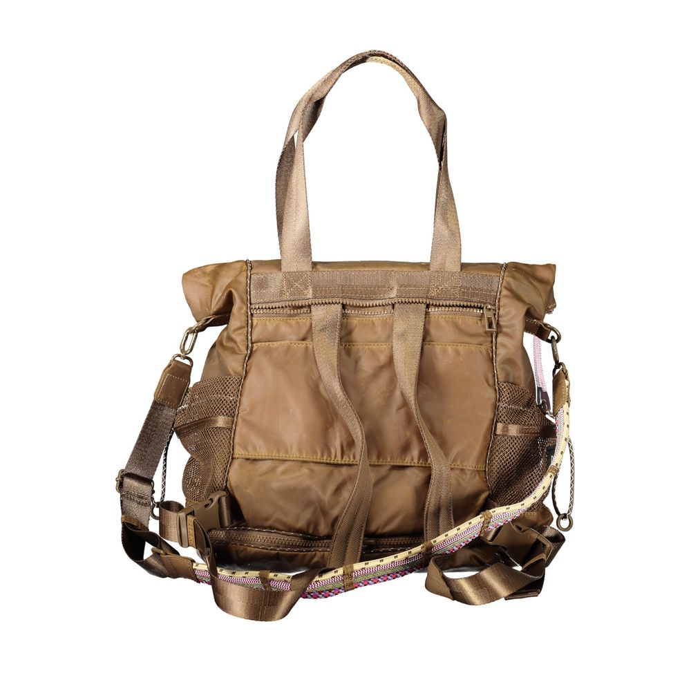 Desigual Marrone Poliestere Woman Backpack