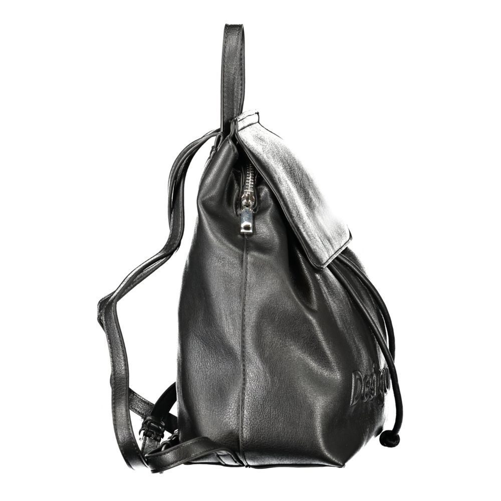 Desigual Black Polyurethane Women's Backpack