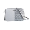 Bolso cruzado de lona gris Michael Kors