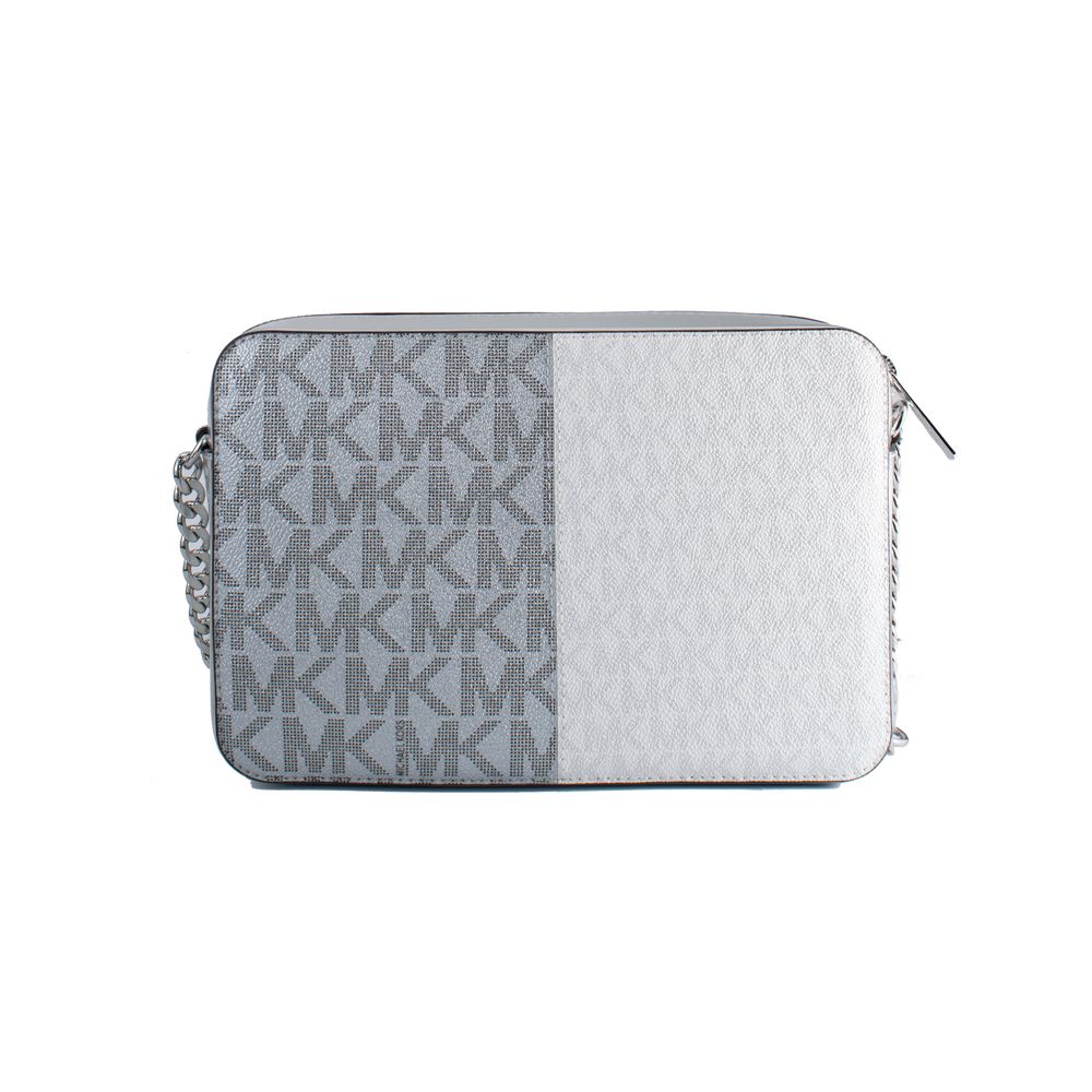 Bolso cruzado de lona gris Michael Kors