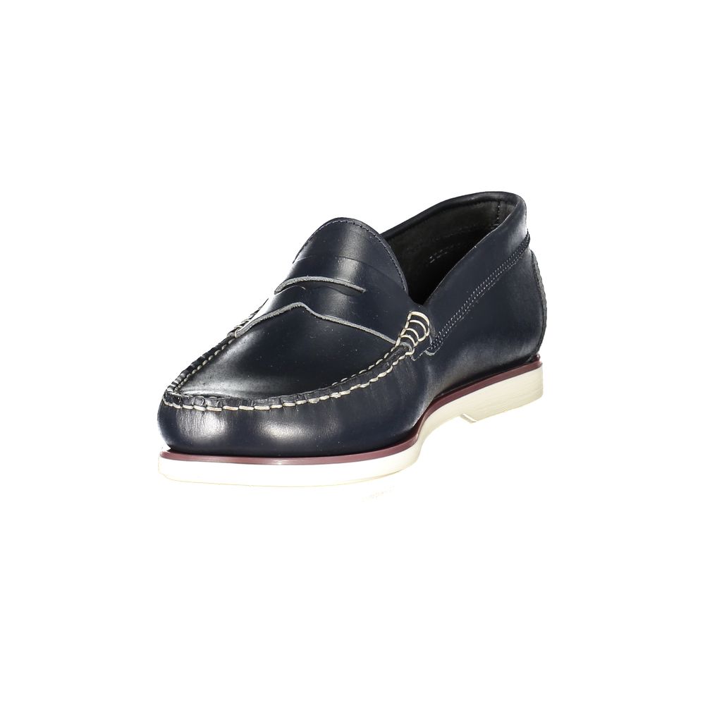 Lumberjack Blu Pelle Zapatos Clásicos para Hombre
