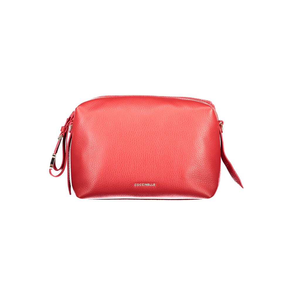 Bolso de mano Coccinelle de cuero rojo