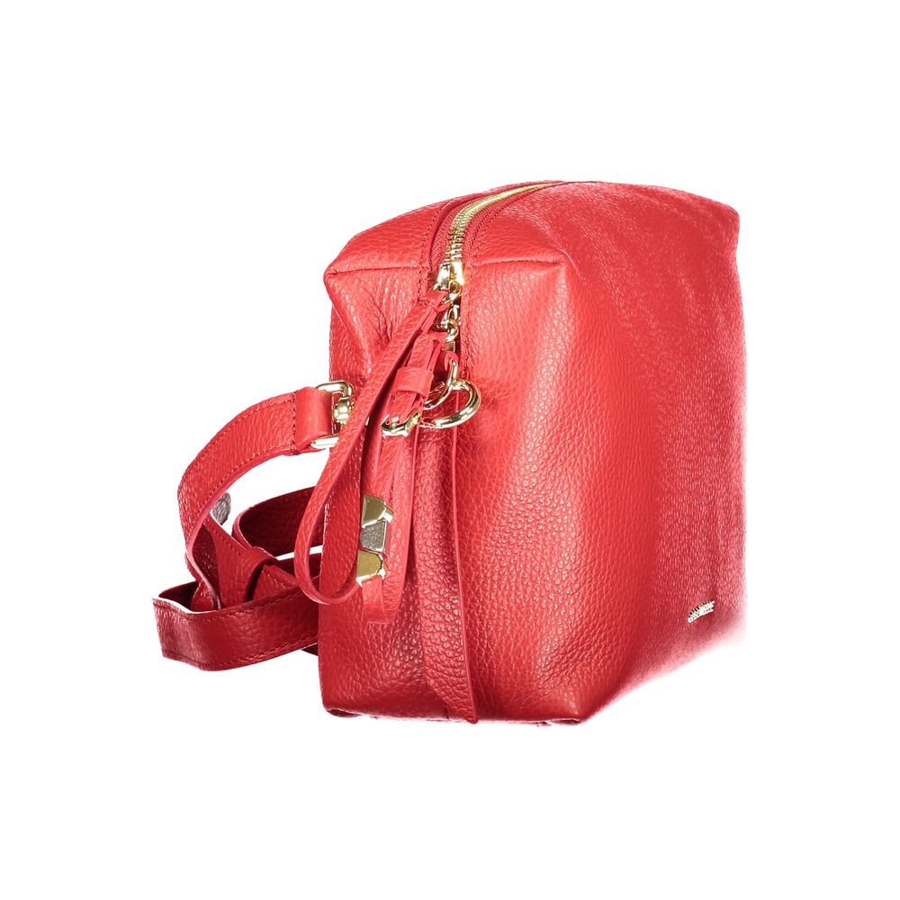 Bolso de mano Coccinelle de cuero rojo
