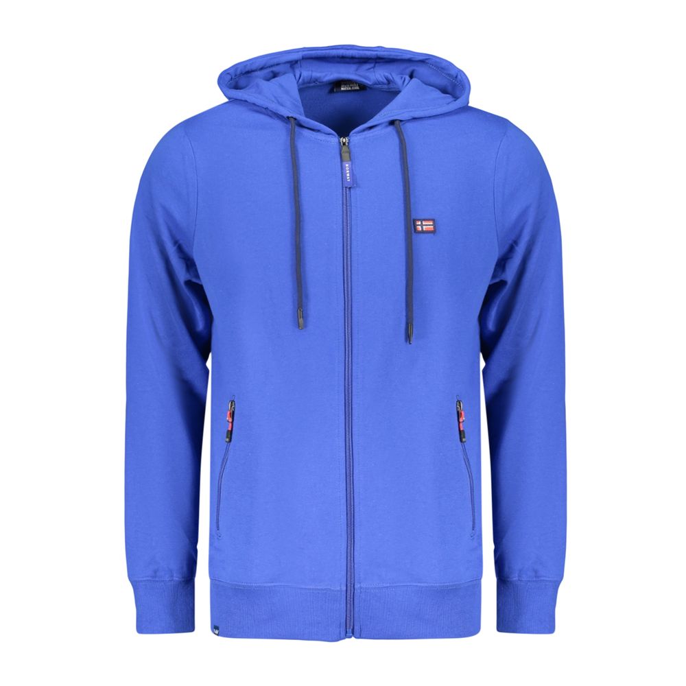 Sudadera con Capucha Azul de Algodón para Hombre Noruega 1963