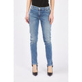 Gas Blue Cotton Slim Fit Jeans