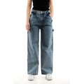 Jeans Moschino de algodón multicolor de corte holgado