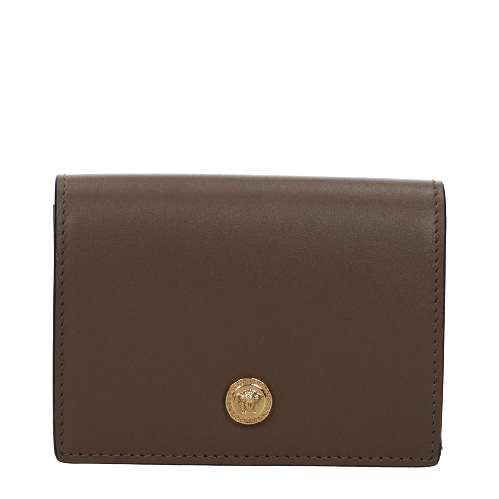 Versace Brown Leather Wallet