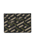 Versace Black Fabric Cardholder