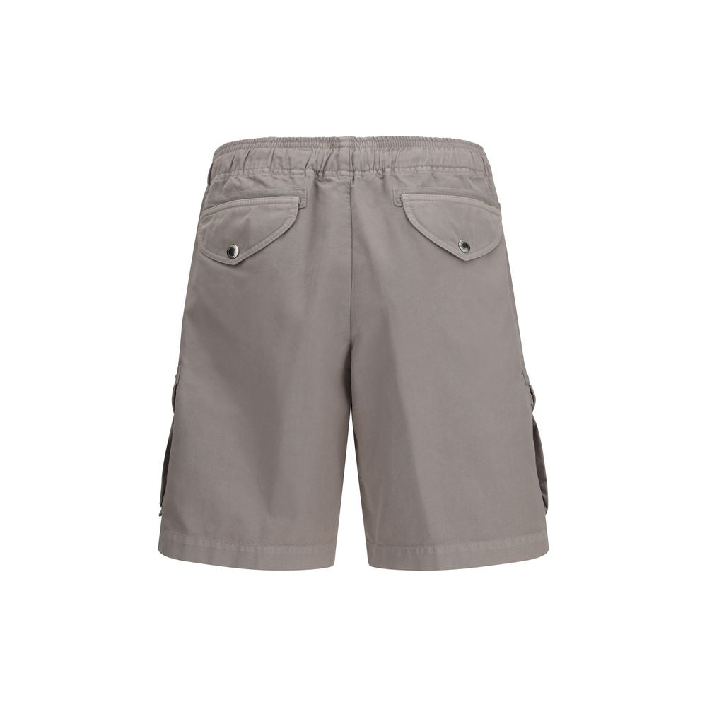 Brunello Cucinelli Beige Cotton Bermuda Shorts