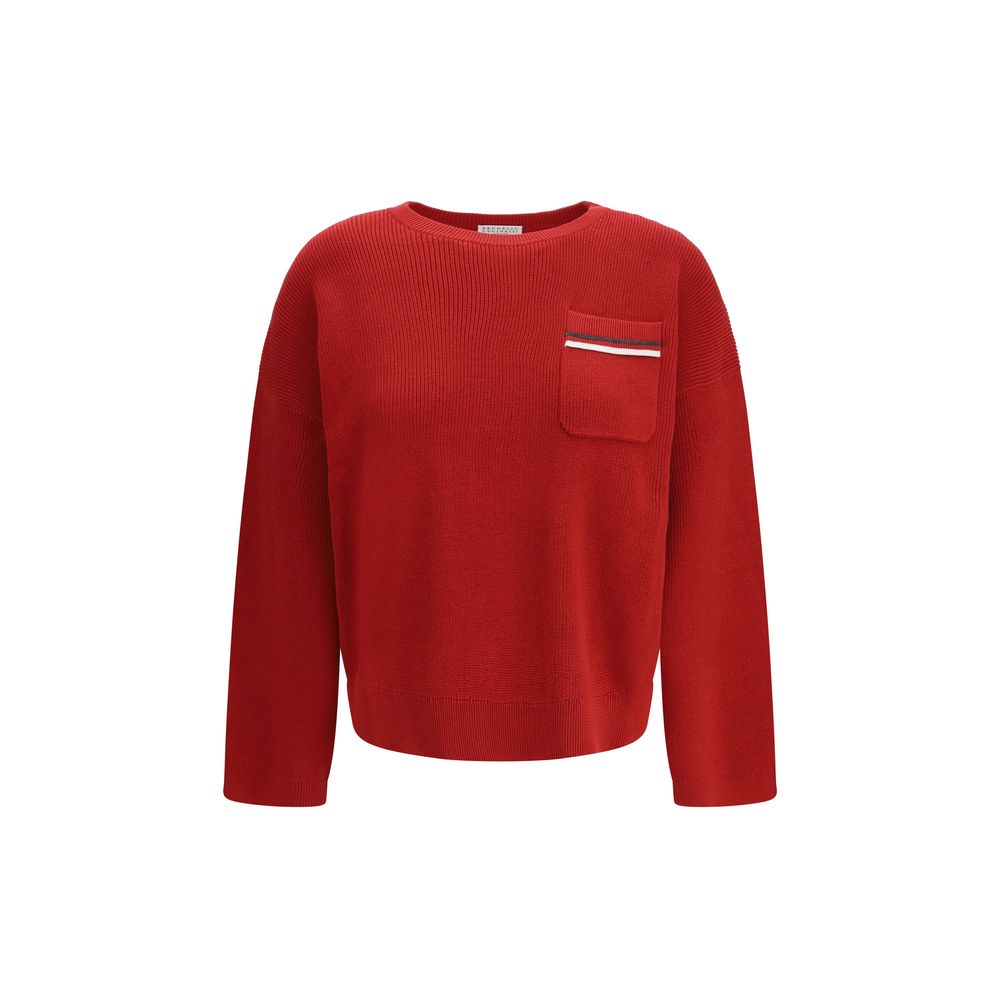 Brunello Cucinelli Multicolor Cotton Sweatshirt