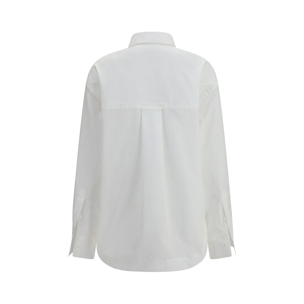 Ami Paris White Cotton Dress Shirt