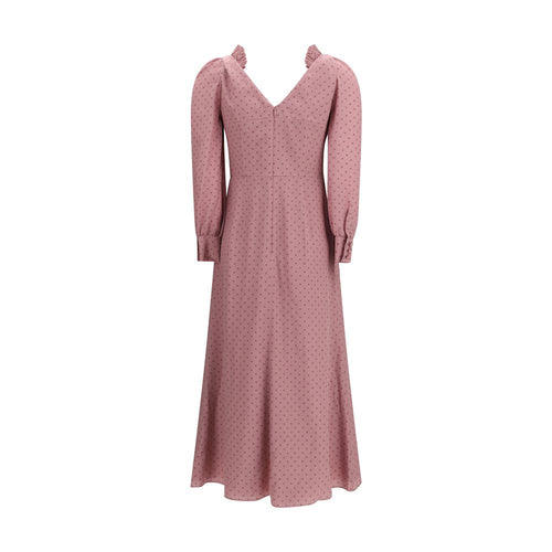 Robe décontractée en soie multicolore Alessandra Rich