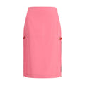 Falda midi de viscosa multicolor Fendi