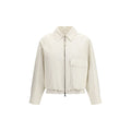 Brunello Cucinelli White Cotton Denim Jacket