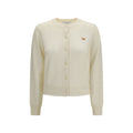 Maison Kitsuné Beige Cotton Cardigan