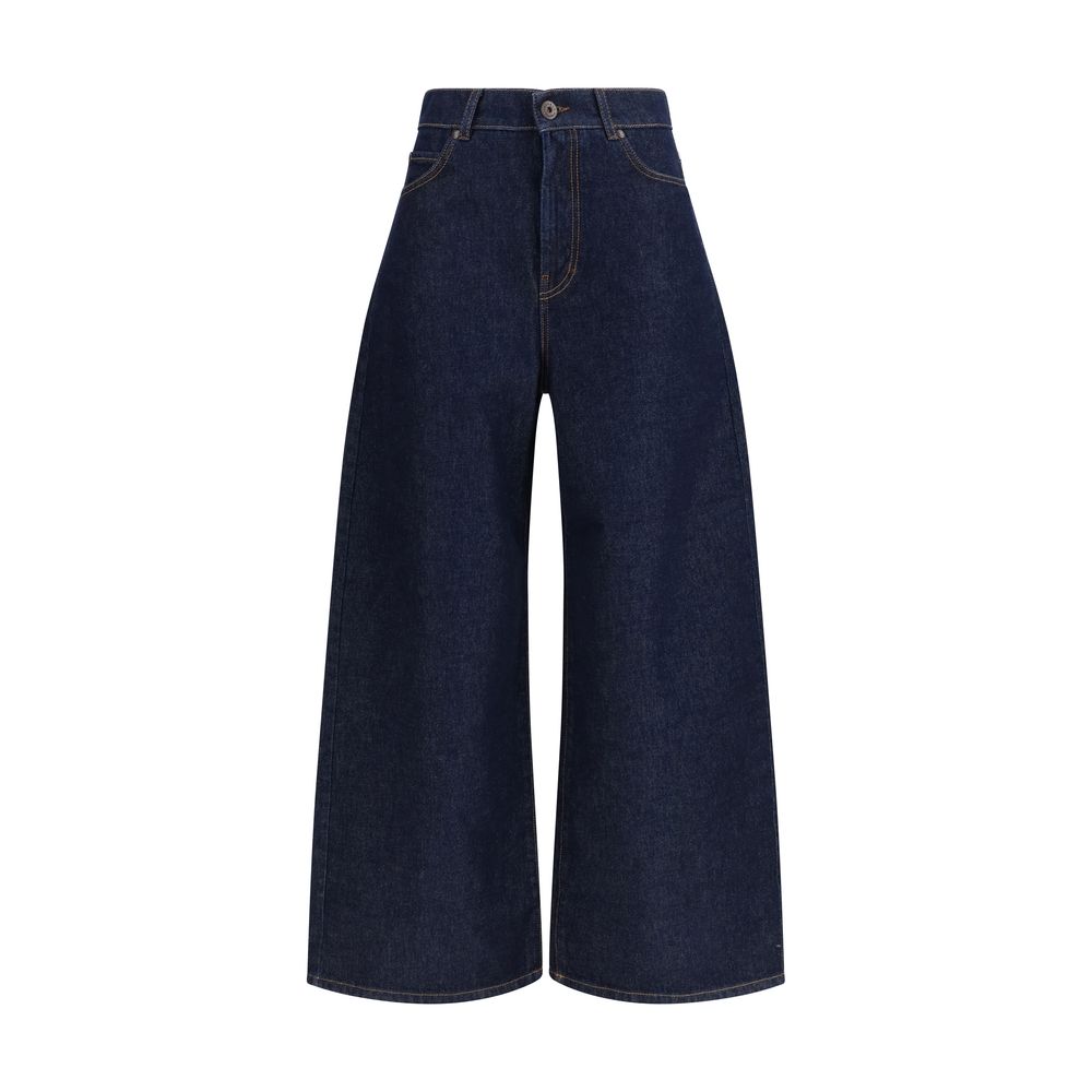 Max Mara Blue Cotton Jeans Denim