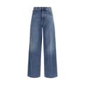 Jacob Cohen Blue Cotton Relaxed Fit Jeans