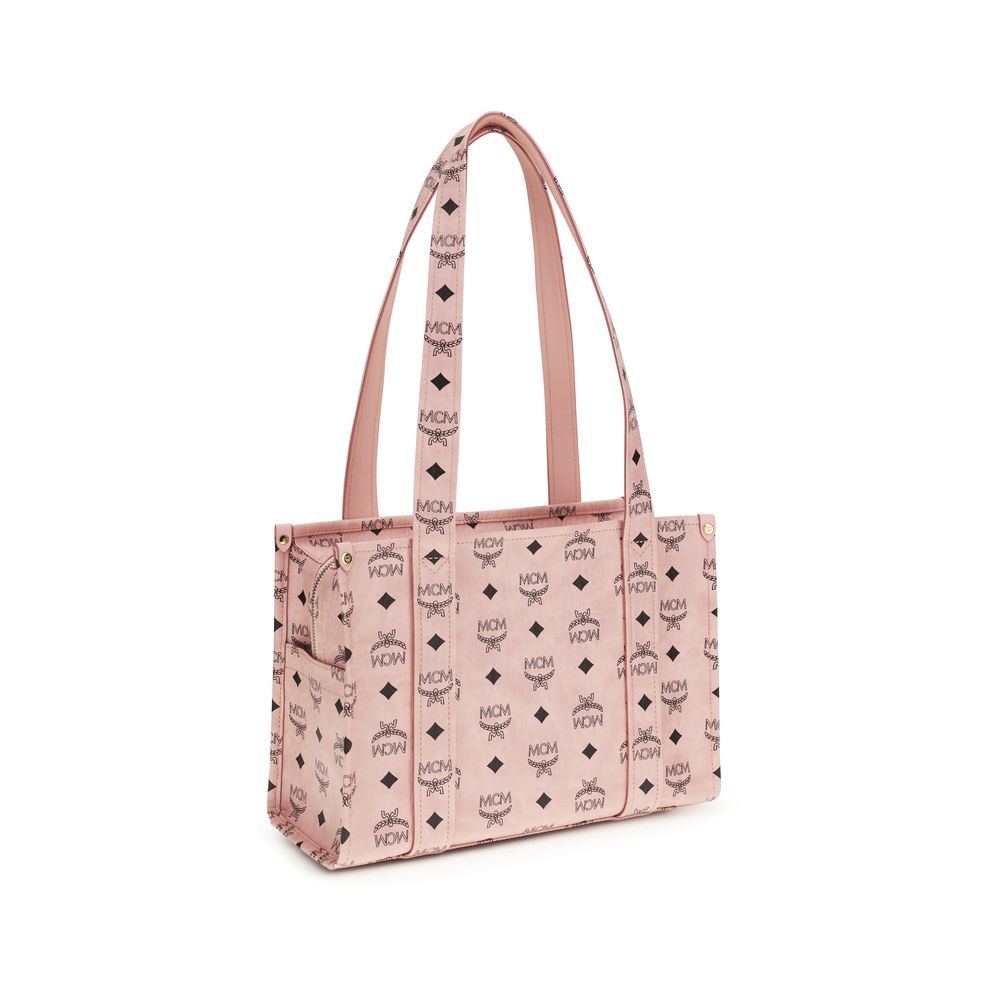 MCM Multicolor Fabric Handbag