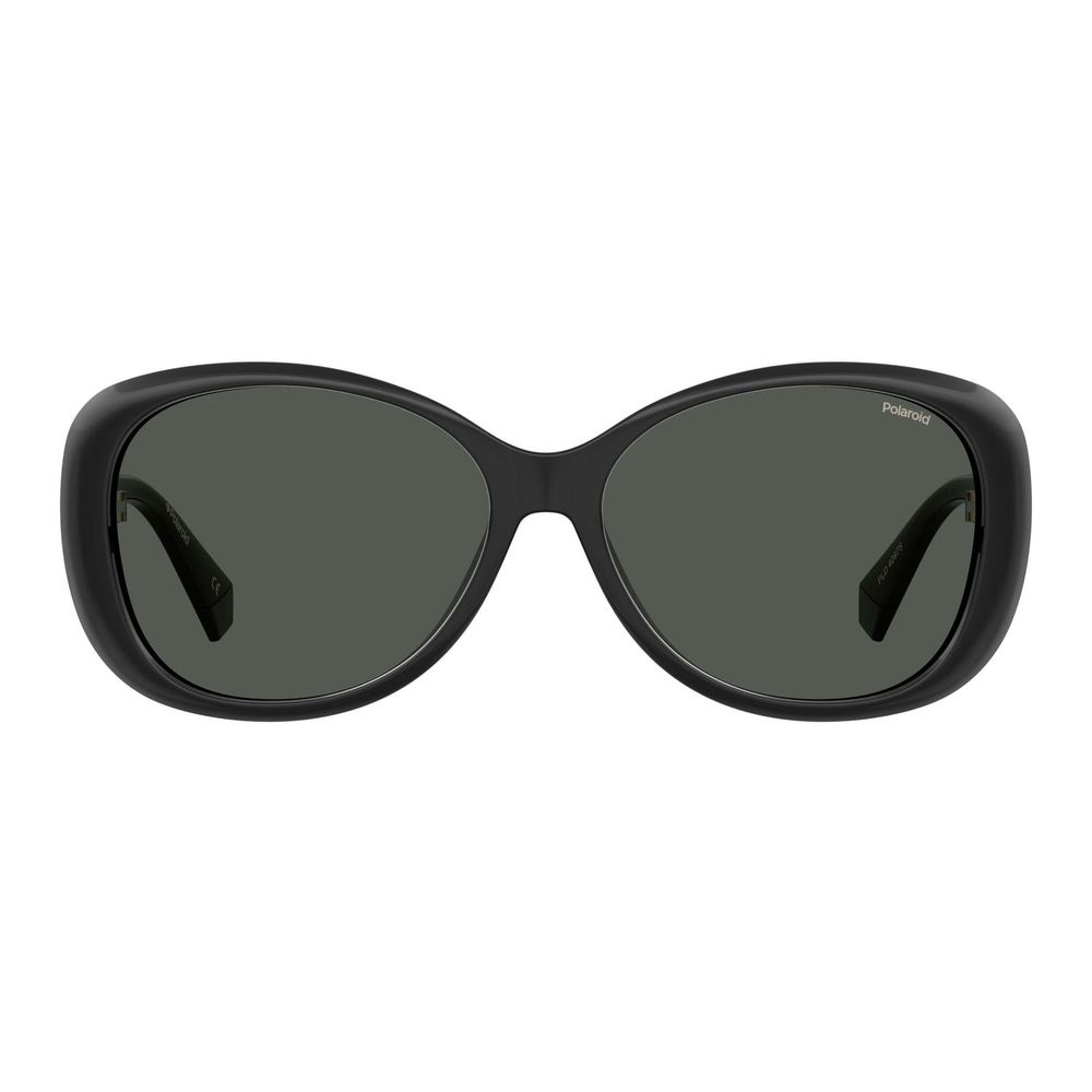Gafas de sol de plástico negro Polaroid