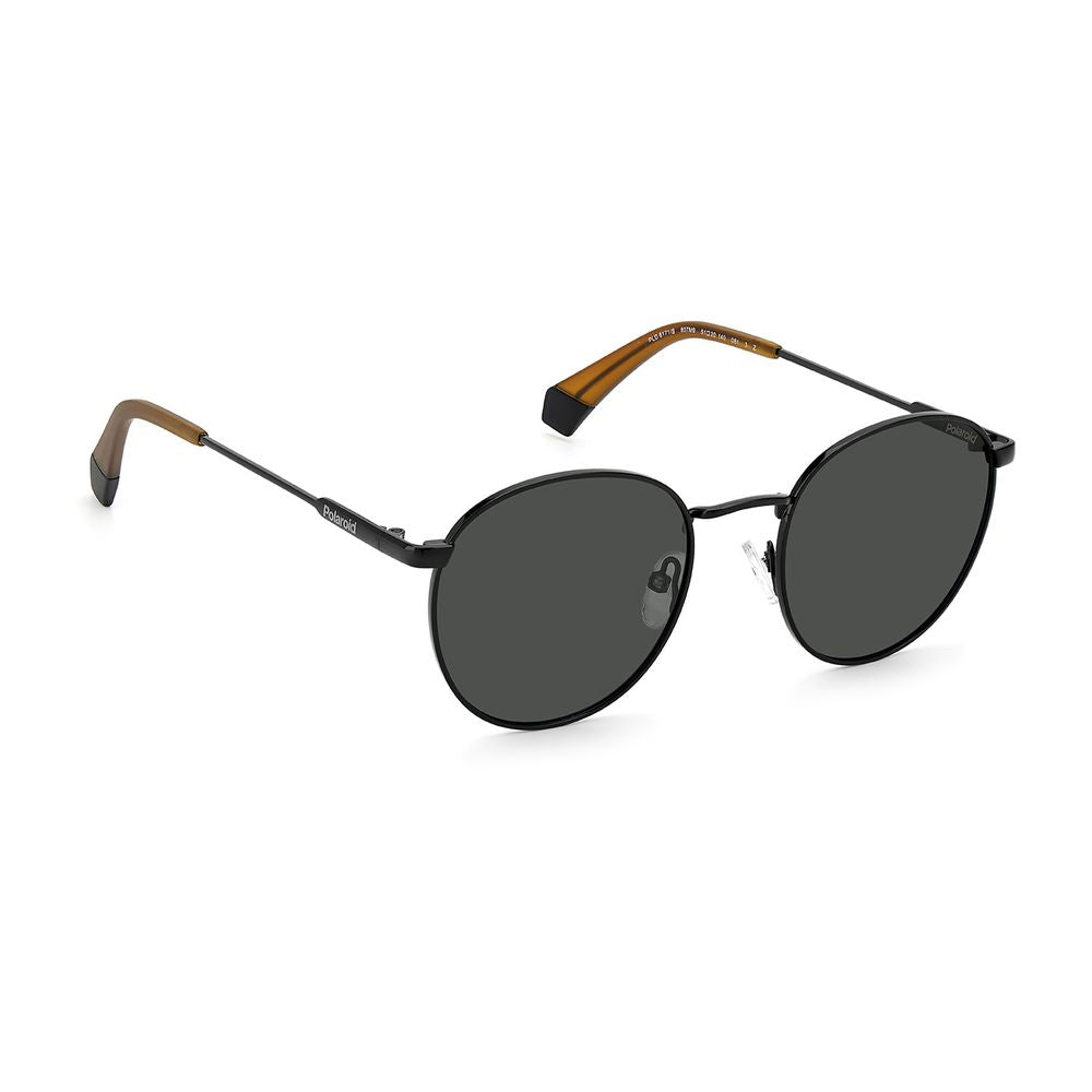 Polaroid Black Metal Sunglasses