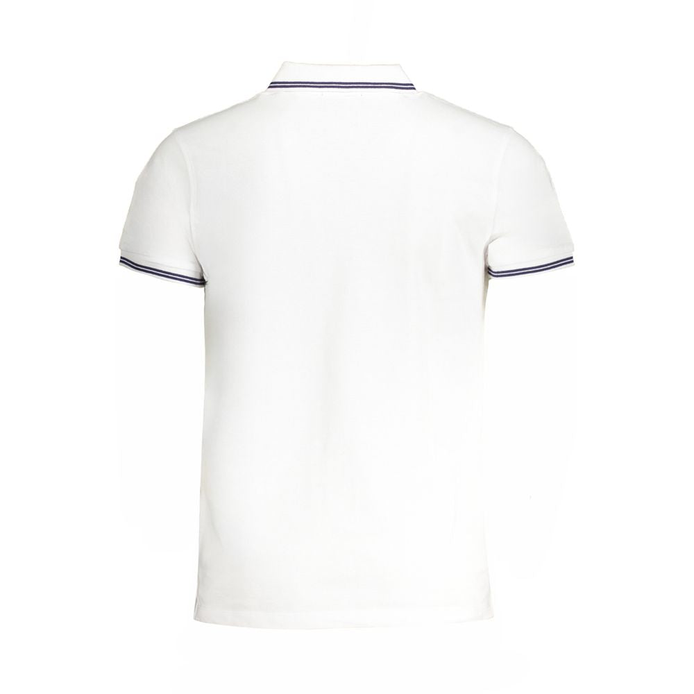 Polo de algodón blanco Cavalli Class para hombre