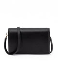 Jimmy Choo Black Avenue Leather Shoulder Strap Bag