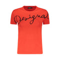 Desigual Rosso Cotton Women T-Shirt