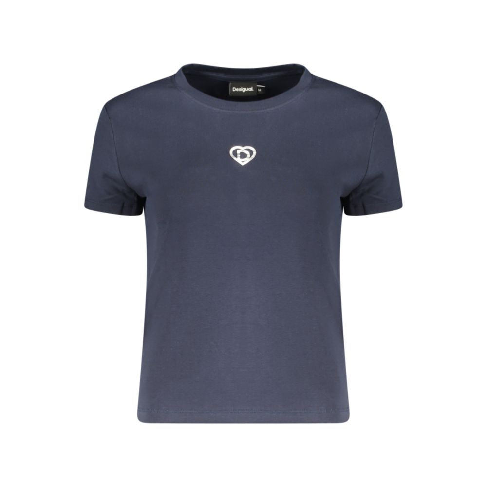 Desigual Blue Cotton T-Shirt