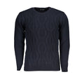 U.S. Grand Polo Blue Acrylic Men's Sweater