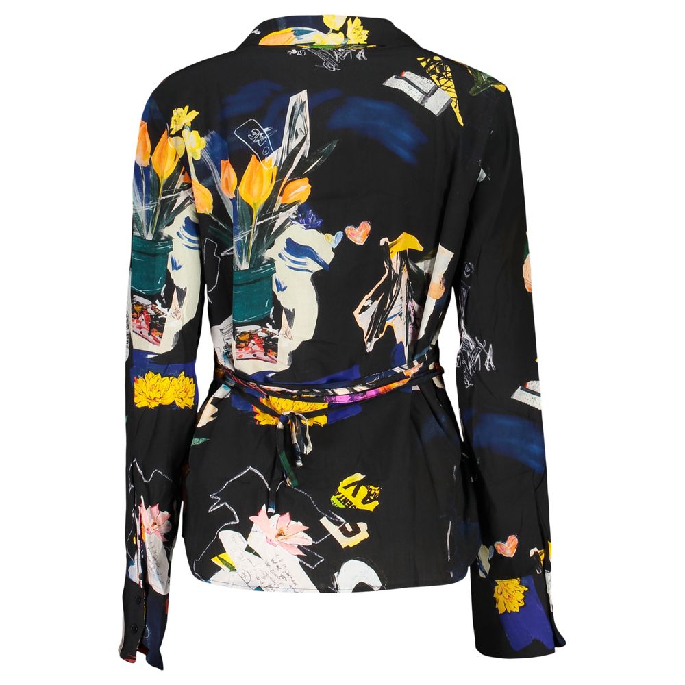 Desigual Nero Viscose Women Shirt