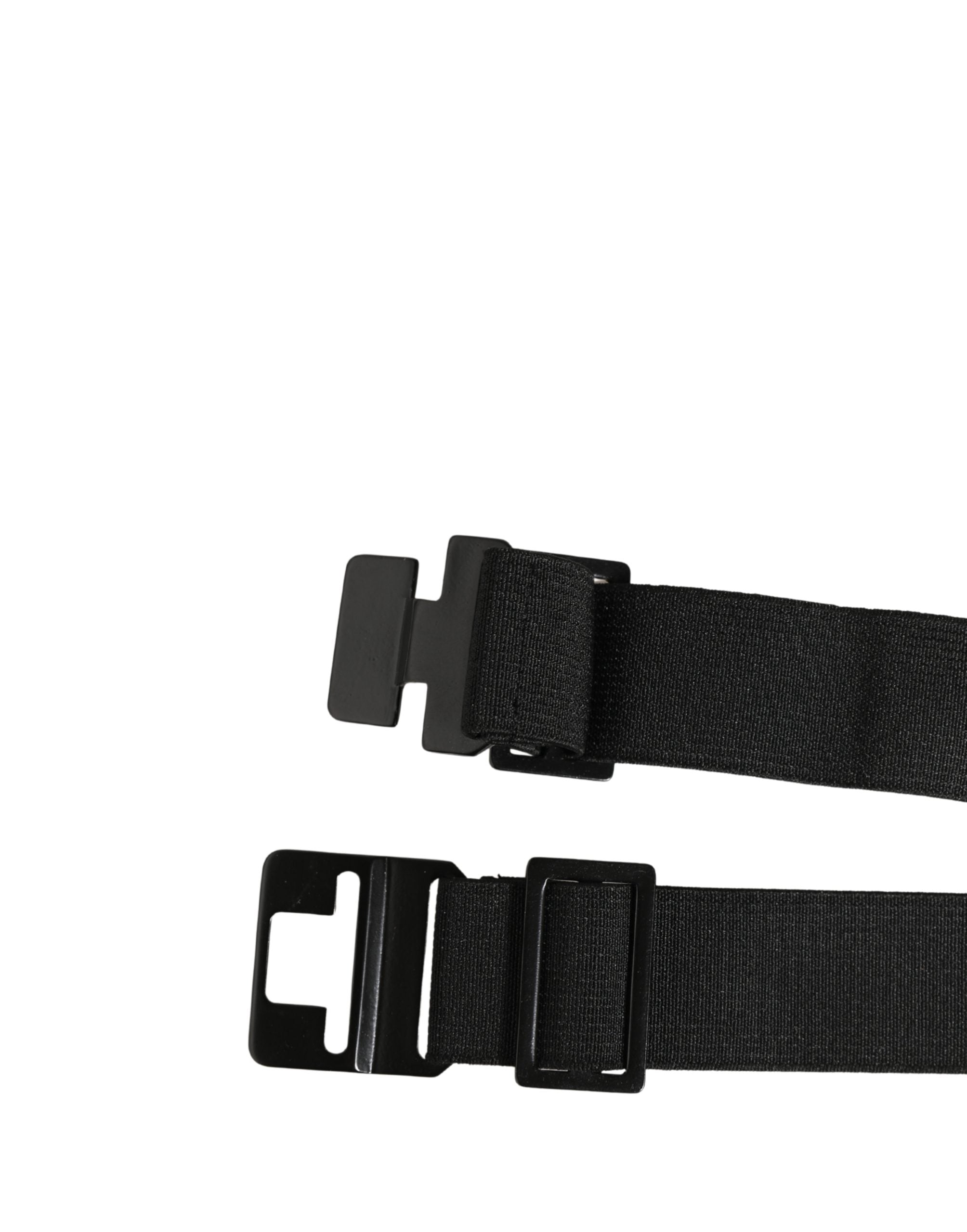 Dolce & Gabbana Black Velvet Wide Belt Waist  Cummerband Men