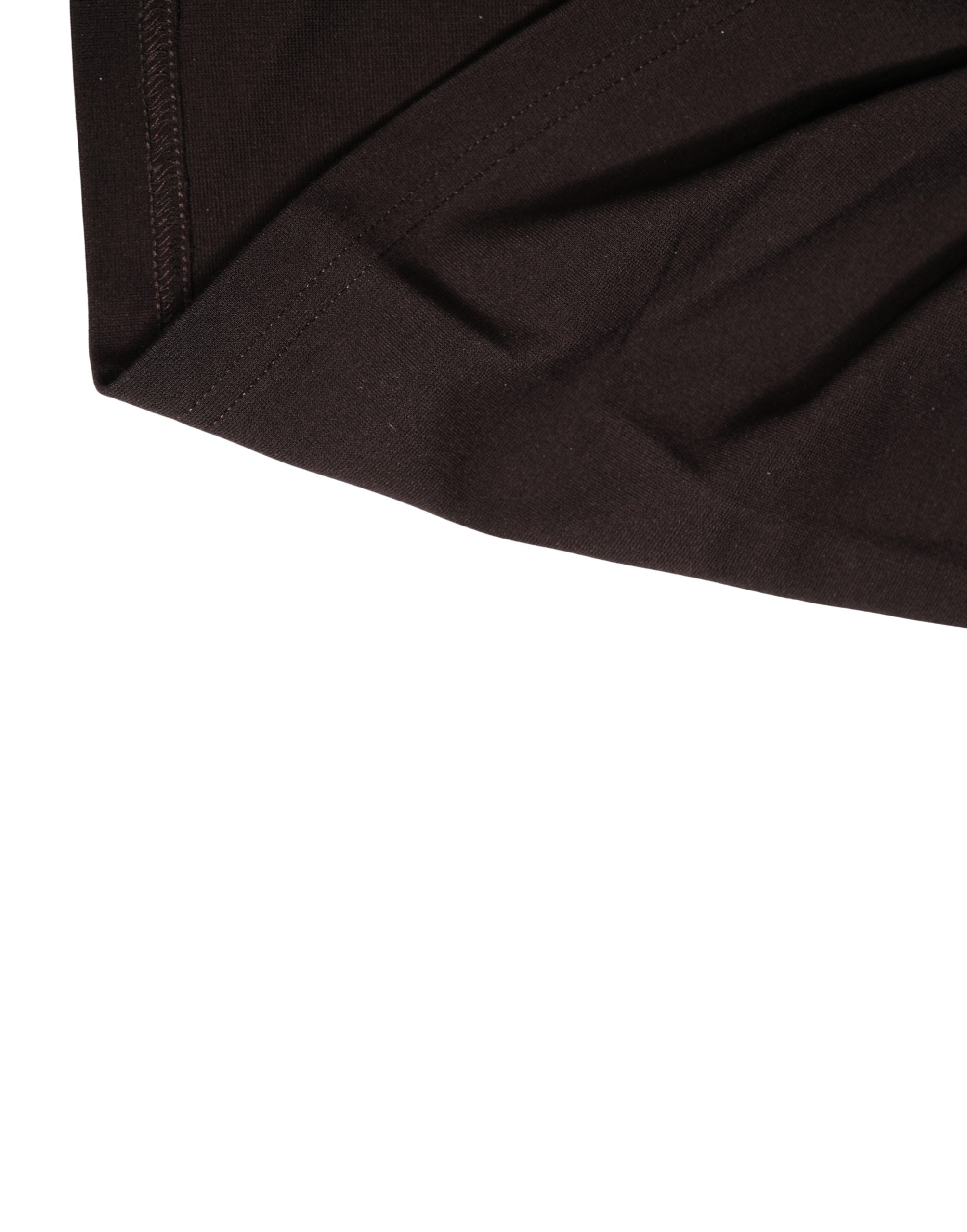 Dolce & Gabbana Brown Viscose Wide Belt Waist Cummerband Men