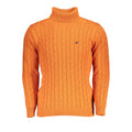 U.S. Grand Polo Arancione Acrylic Men Sweater