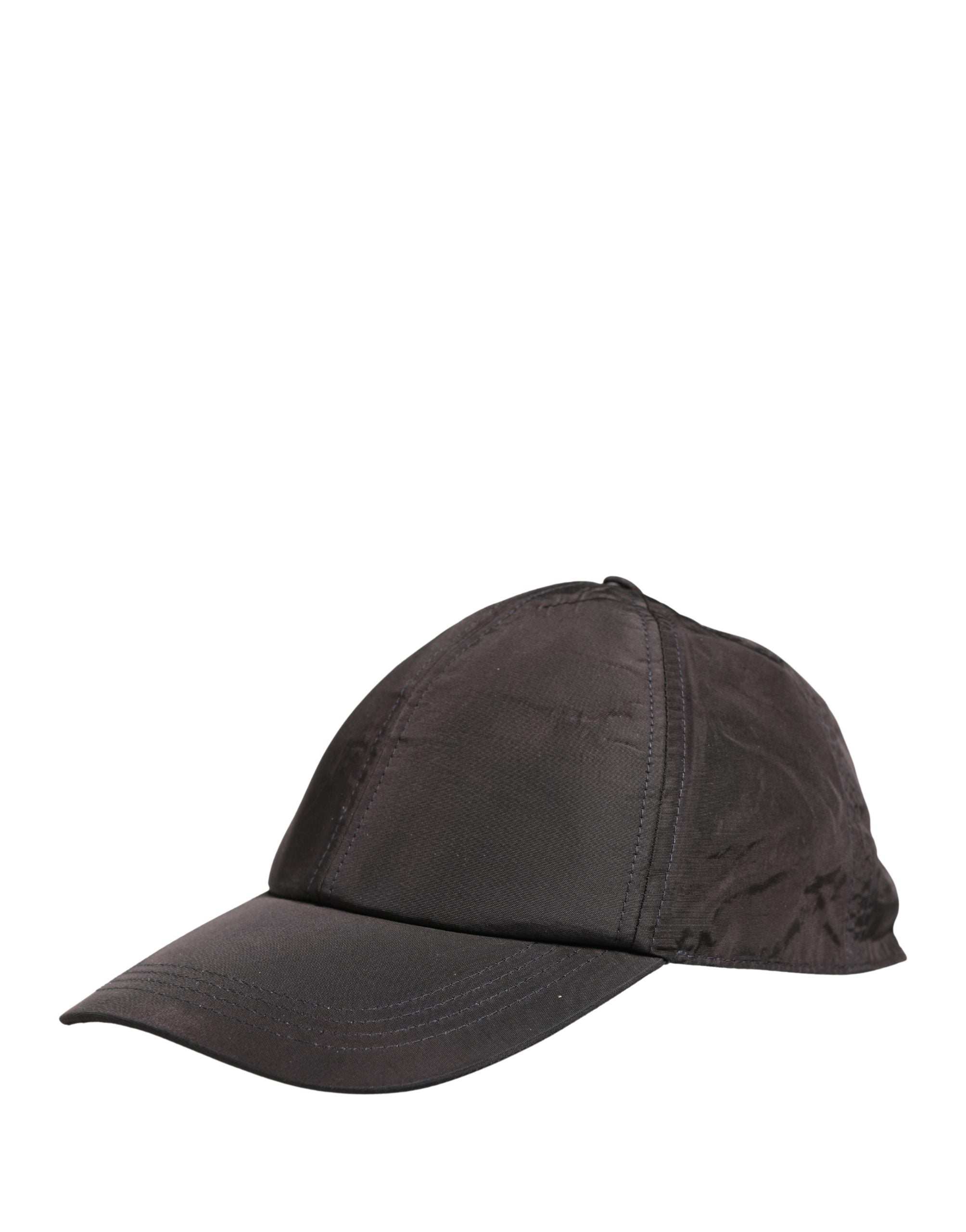 Dolce & Gabbana Men Black Cotton 6 Panels Baseball Cap Hat