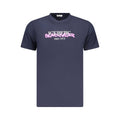 Camiseta de algodón para hombre Iceberg Neon Blue
