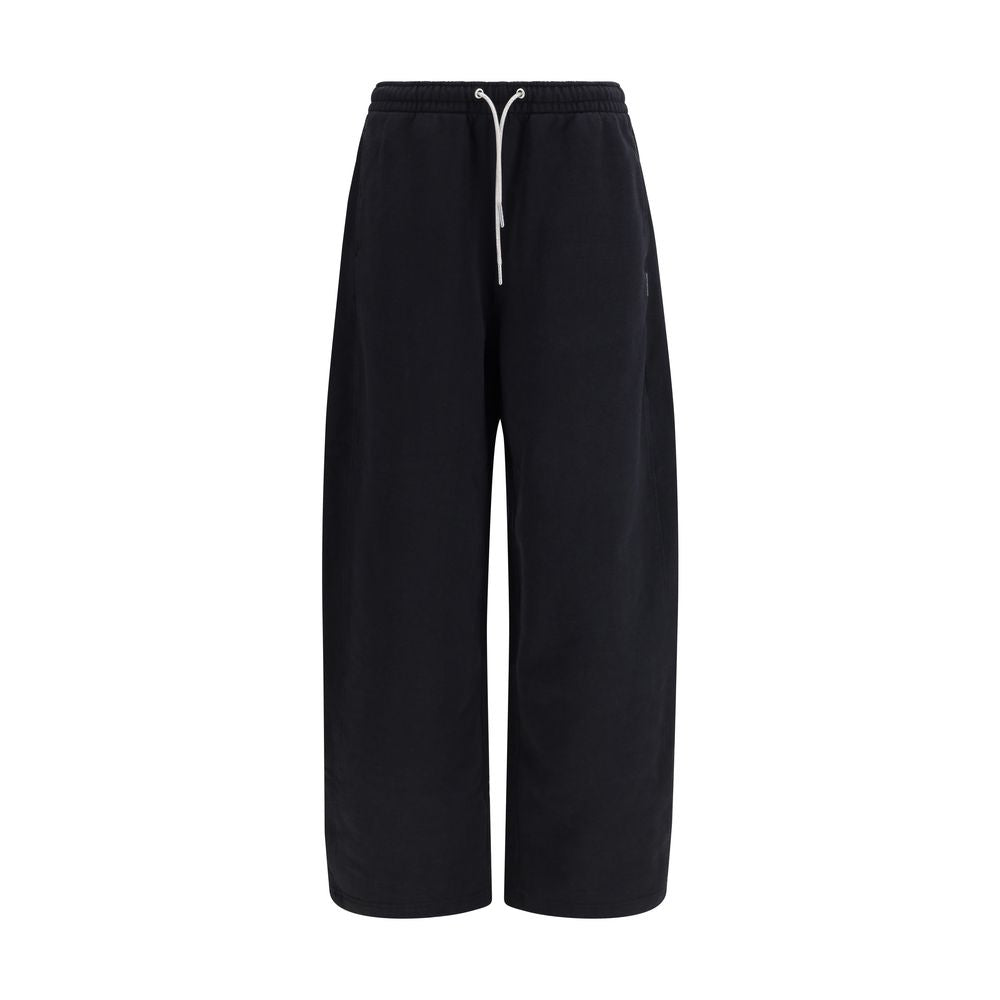 Alexander Wang Black Cotton Athletic Pants