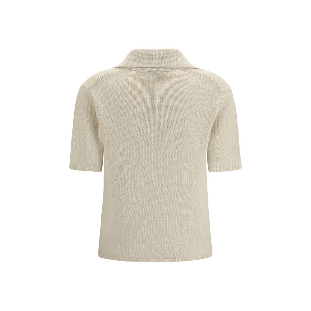 Polo de cachemir beige Gabriela Hearst