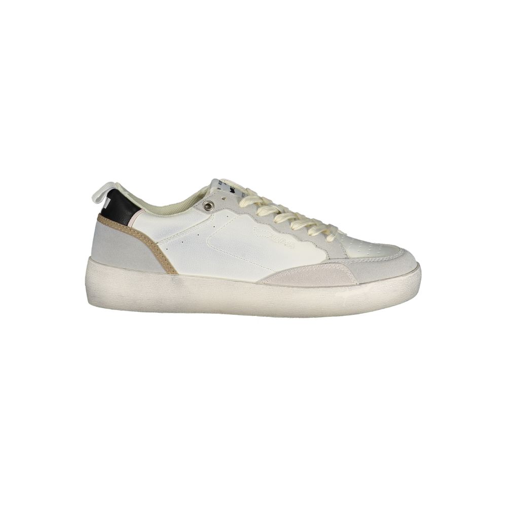 Gas Gray Polyester Athletic Sneakers